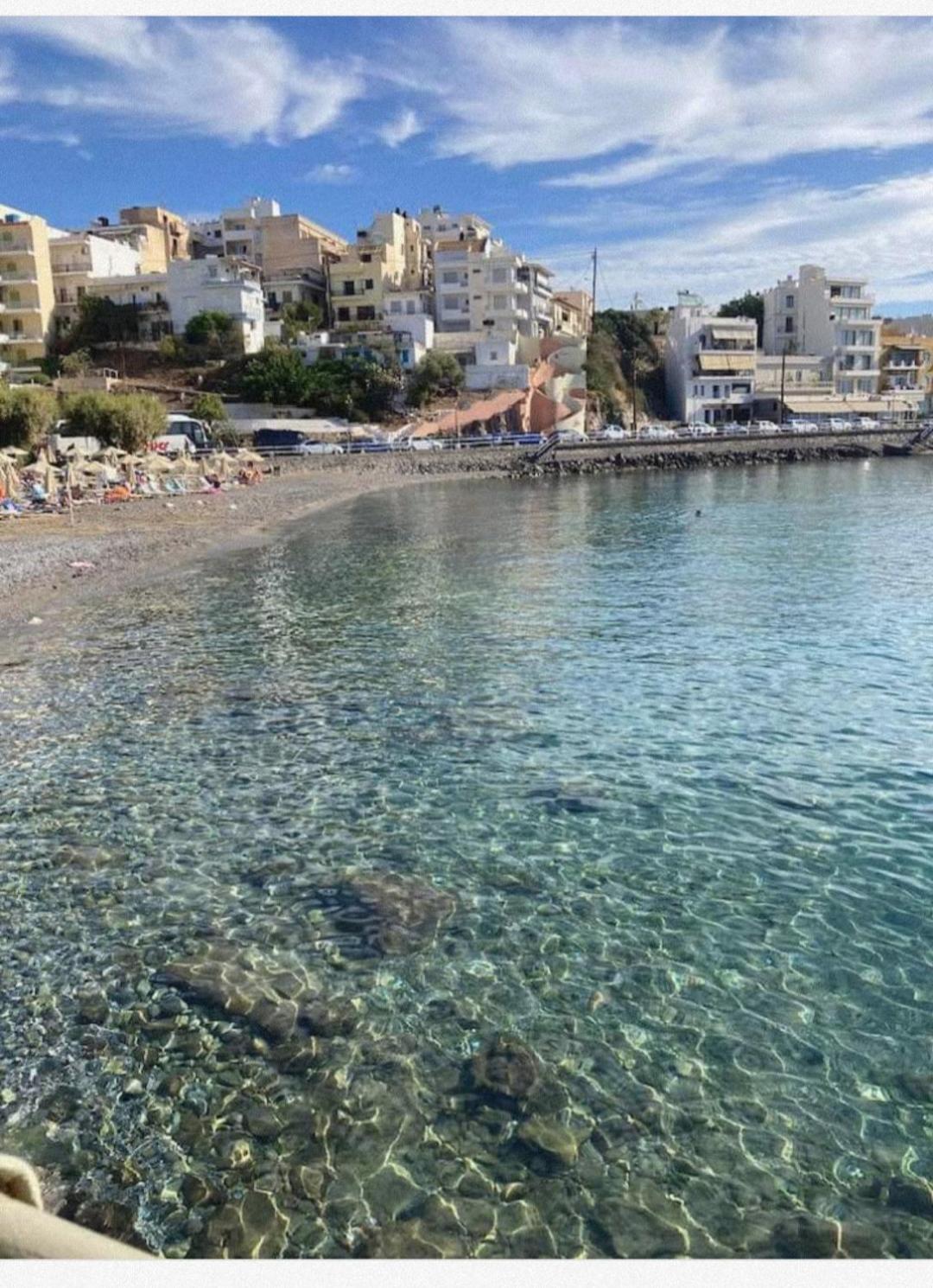 Beachfront Salty Sea Luxury Suite 2 Agios Nikolaos Exterior foto